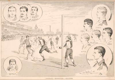Jalkapallo - Ironopolis v. Stockton, 1892 tekijältä English School