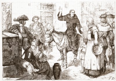 Francis Lambert Saarnaa, kuvitus James Aitken Wylien (1808-1890) Protestantismin historiasta, pub. 1878 tekijältä English School