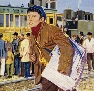 Fred Royce myi sanomalehtiä yhdeksänvuotiaana tekijältä English School