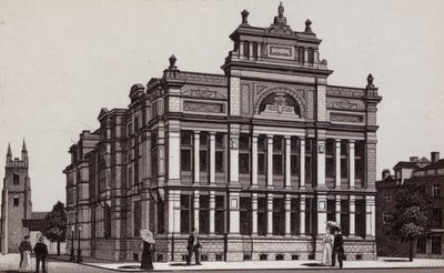 Ilmainen kirjasto, Cardiff (litho) tekijältä English School