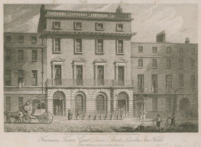 Freemasons Tavern, Great Duncan Street, Lincolns Inn Fields, Lontoo tekijältä English School