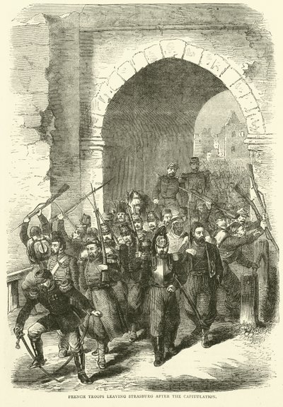 Ranskan joukot lähtivät Strasburgista antautumisen jälkeen, syyskuussa 1870 tekijältä English School