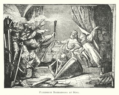 Friedrich Barbarossa Susassa (kaiverrus) tekijältä English School
