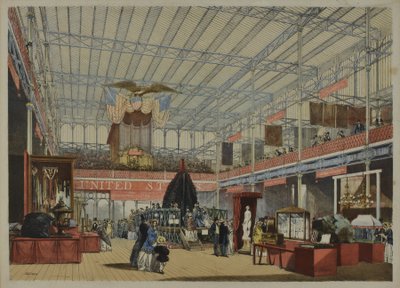 Julkaisusta "Dickinsonin kattavat kuvat suuresta näyttelystä 1851", julkaistu 1854 - Amerikka, 1854 tekijältä English School