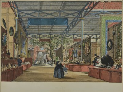 Teoksesta "Dickinsonin kattavat kuvat suuresta näyttelystä 1851", julkaistu 1854 Intia nro 7, 1854 tekijältä English School