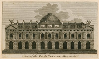 Kings Theatren edessä, Haymarket, Lontoo tekijältä English School