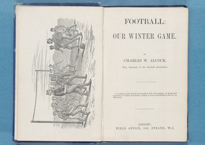 Frontispiece from Football: Our Winter Game, kirjoittanut Charles W. Alcock, 1874 (katso myös 315142 ja 315144) tekijältä English School