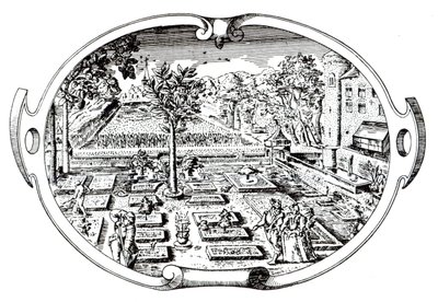 John Gerardin (1545-1607) The Herballin etukappale, julkaistu 1597 tekijältä English School