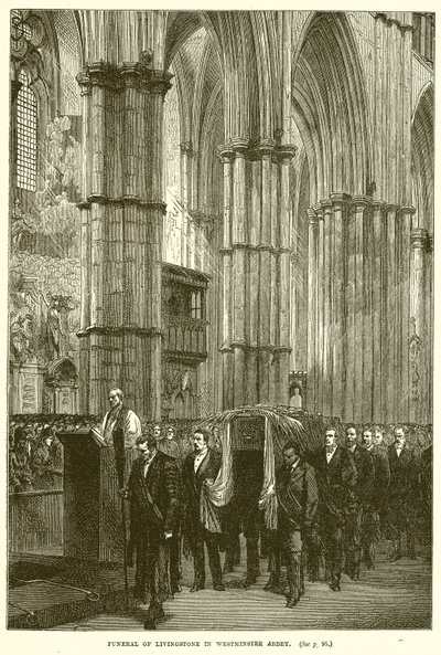 Livingstonen hautajaiset Westminster Abbeyssa tekijältä English School