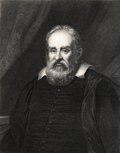 Galileo Galilei (1564-1642) muotokuvien galleriasta, julkaistu 1833 tekijältä English School