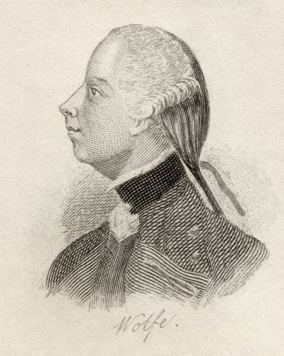 Kenraali James Wolfe, Crabbin historiallisesta sanakirjasta, julkaistu 1825. tekijältä English School