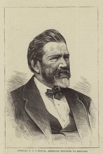 Kenraali R. C. Schenck, Yhdysvaltain ministeri Englannissa (kaiverrus). tekijältä English School