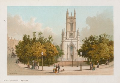 Yleisnäkymä St Peters Churchista Brightonissa tekijältä English School