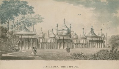 Yleisnäkymä Brightonin kuninkaalliseen paviljonkiin tekijältä English School