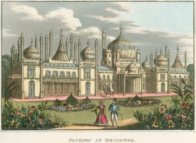 Yleisnäkymä Brightonin kuninkaalliseen paviljonkiin tekijältä English School
