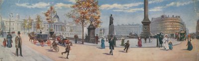 Yleisnäkymä Trafalgar Squaren kaakkoiskulmasta tekijältä English School
