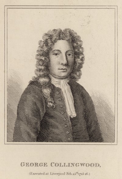 George Collingwood, teloitettiin Liverpoolissa 25. helmikuuta 1715-16 tekijältä English School