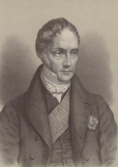 George Hamilton Gordon, Aberdeenin 4. jaarli, Britannian pääministeri 1852-1855 (litho) tekijältä English School