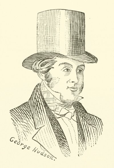 George Hudson, rautateiden kuningas (kaiverrus) tekijältä English School
