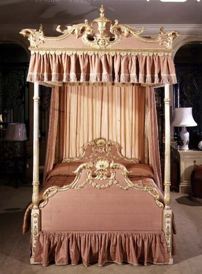 George III pylvässänky, 1700-luvun loppu (veistetty ja maalattu kullattu puu) tekijältä English School