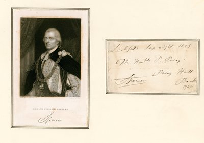 George John Spencer, Earl Spencer tekijältä English School