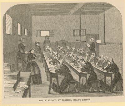 Tyttöjen koulu Tothill Fieldsin vankilassa tekijältä English School