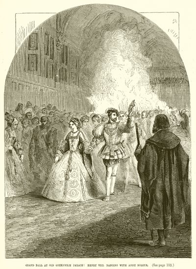 Grand Ball Old Greenwichin palatsissa: Henry VIII. tanssivat Anne Boleynin kanssa tekijältä English School