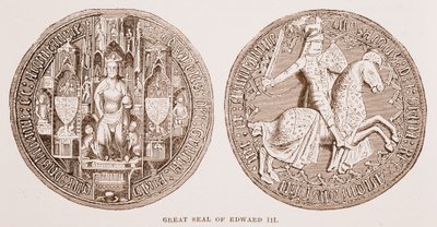 Edward III:n suuri sinetti tekijältä English School
