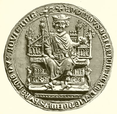 Edward I:n suuri sinetti tekijältä English School
