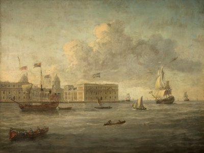 Greenwich Hospital, jonka vieressä sijaitsee Royal Yacht tekijältä English School