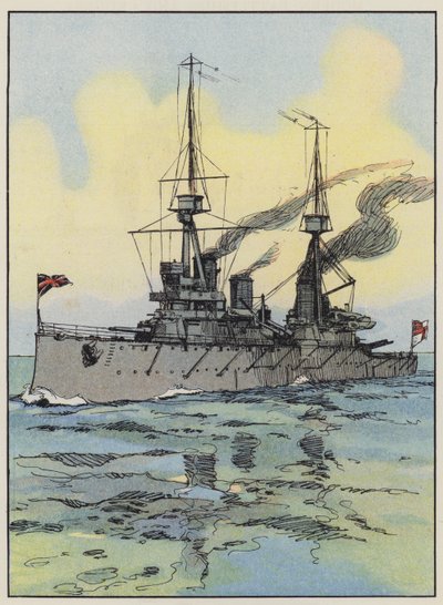 HMS Indomitable (värilitro) tekijältä English School