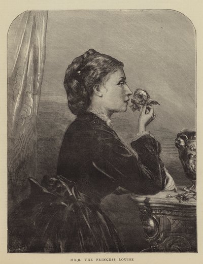 HRH prinsessa Louise (kaiverrus) tekijältä English School
