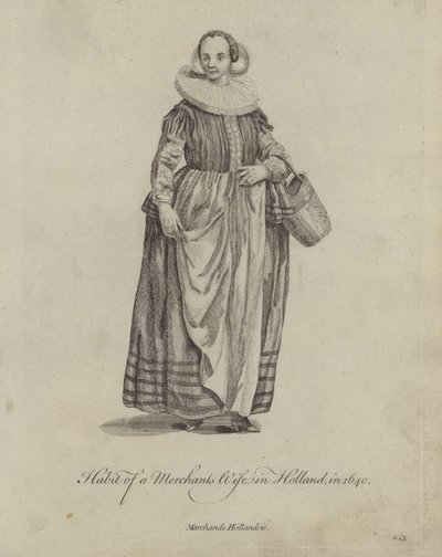 Kauppiaamon tapa Hollannissa vuonna 1640 tekijältä English School