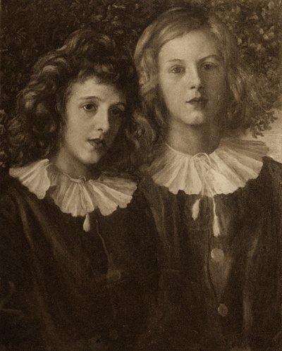 Hallam ja Lionel Tennyson, Alfred Lord Tennysonin pojat (1809-92). tekijältä English School
