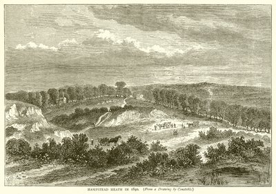 Hampstead Heath vuonna 1840 tekijältä English School