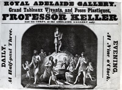 Käsikirjamainos "Professor Keller