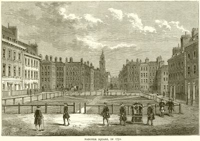 Hannover Square, vuonna 1750 tekijältä English School