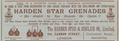 Harden Star Grenades, mainos tekijältä English School