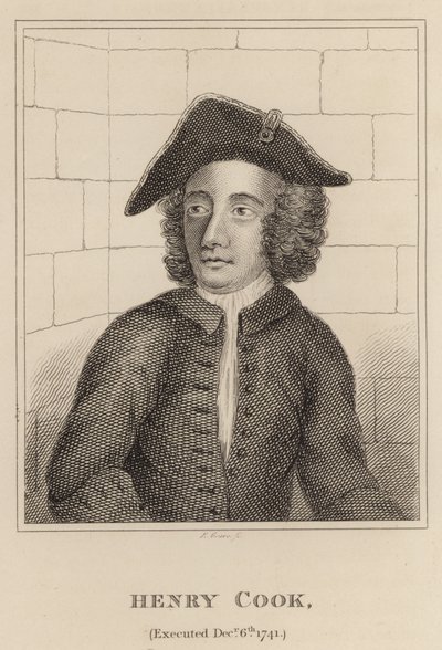 Henry Cook, teloitettu 6. joulukuuta 1741 tekijältä English School