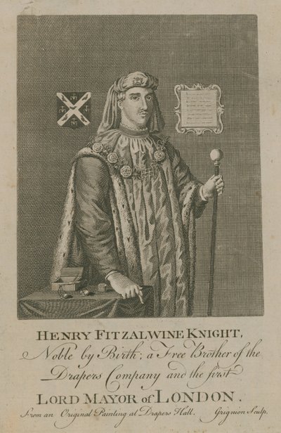 Henry Fitzalwine, Lontoon ensimmäinen pormestari tekijältä English School