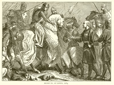 Henrik III Lewesissä, 1264 tekijältä English School