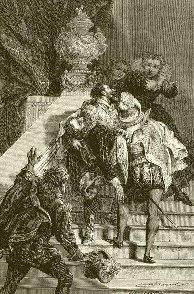 Henry IV haavoittui, vietiin Louvreen tekijältä English School