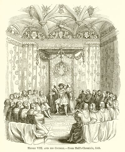 Henrik VIII ja hänen neuvostonsa tekijältä English School