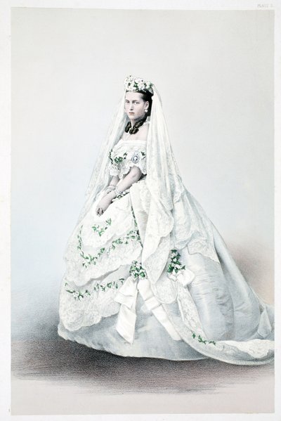 Hänen kuninkaallinen korkeutensa Tanskan prinsessa Alexandra Caroline, Edvard VII:n ja Tanskan Alexandran avioliiton muistomerkki, pub. 1864 tekijältä English School