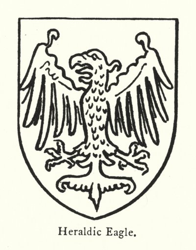 Heraldinen kotka (kaiverrus) tekijältä English School