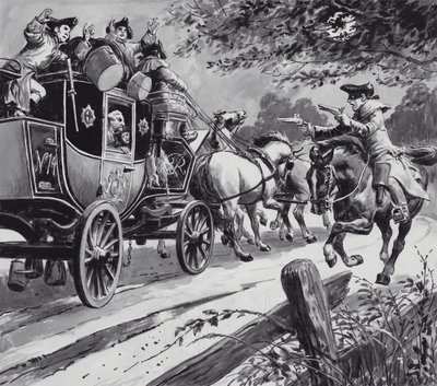 Highwayman (guassi paperille) tekijältä English School