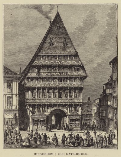 Hildesheim, Old Gate-House (kaiverrus) tekijältä English School