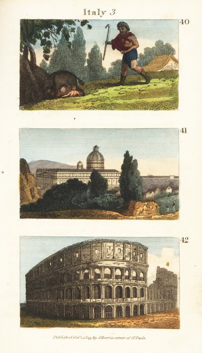 Historialliset näkymät Italiaan tekijältä English School