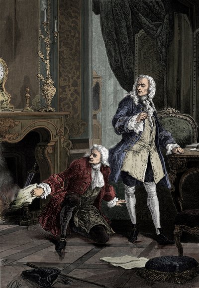 Henault ja Voltaire tekijältä English School
