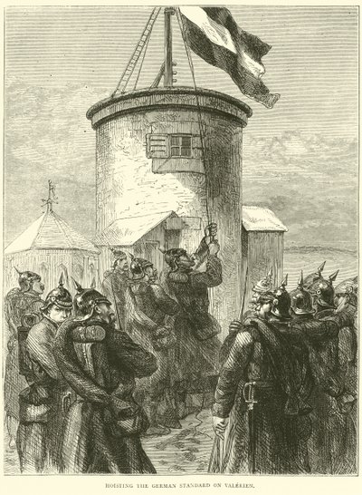 Saksalaisen standardin nostaminen Valerienille, maaliskuu 1871 tekijältä English School